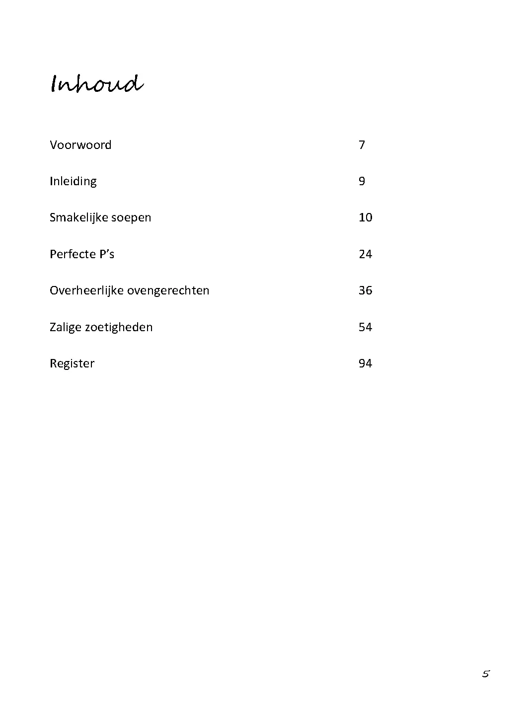 Voorbeeld pagina