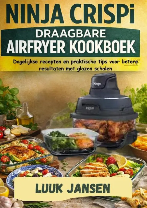 Cover van NINJA CRISPI DRAAGBARE AIRFRYER KOOKBOEK