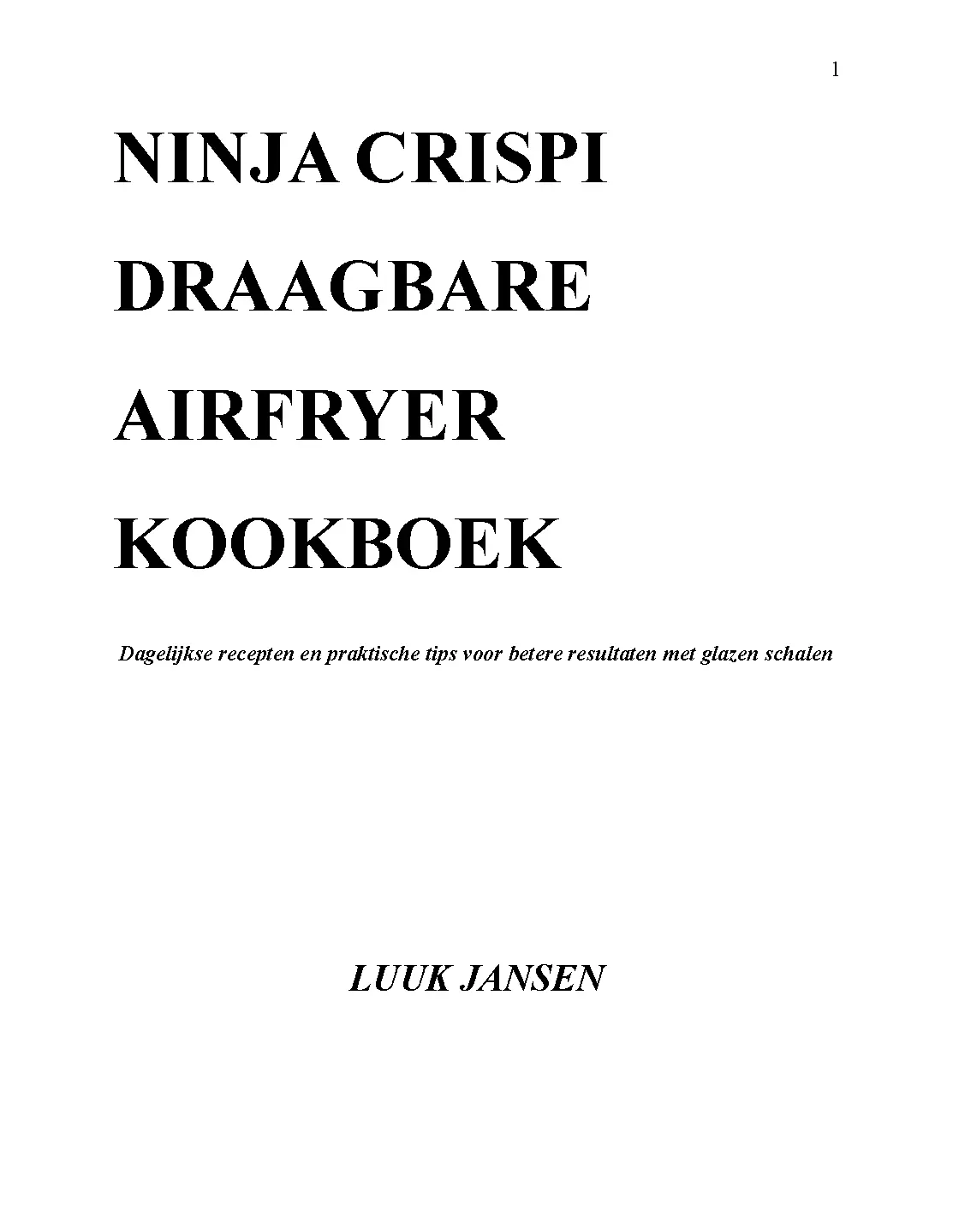 Voorbeeld pagina