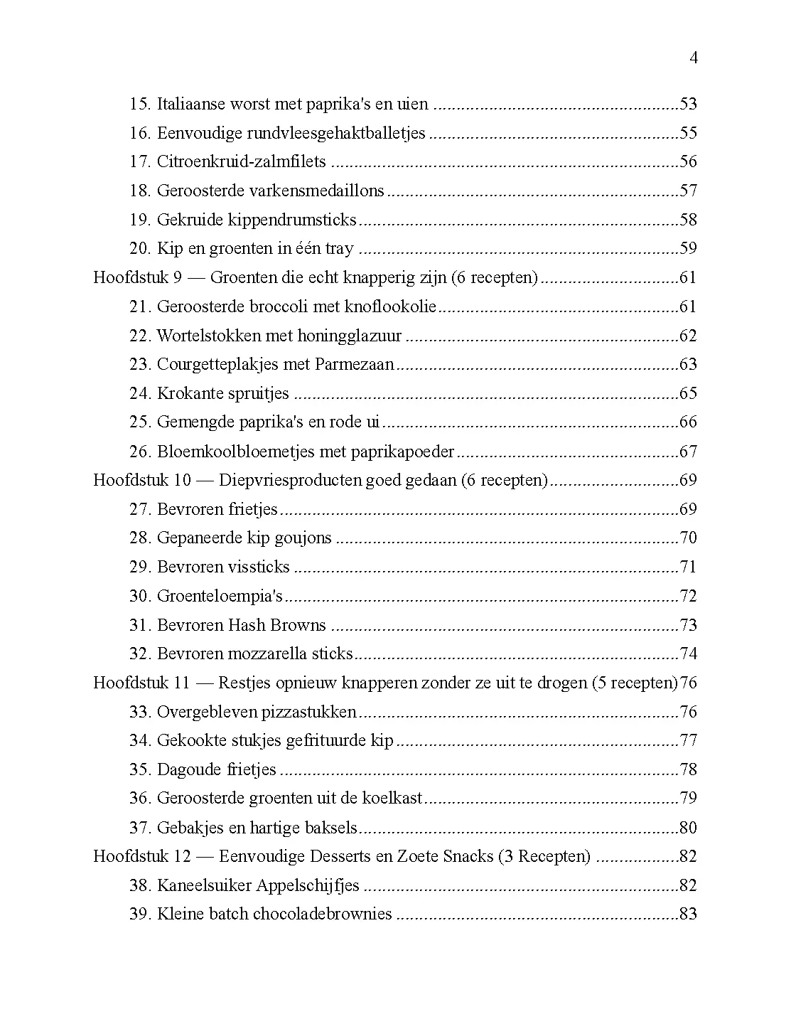 Voorbeeld pagina