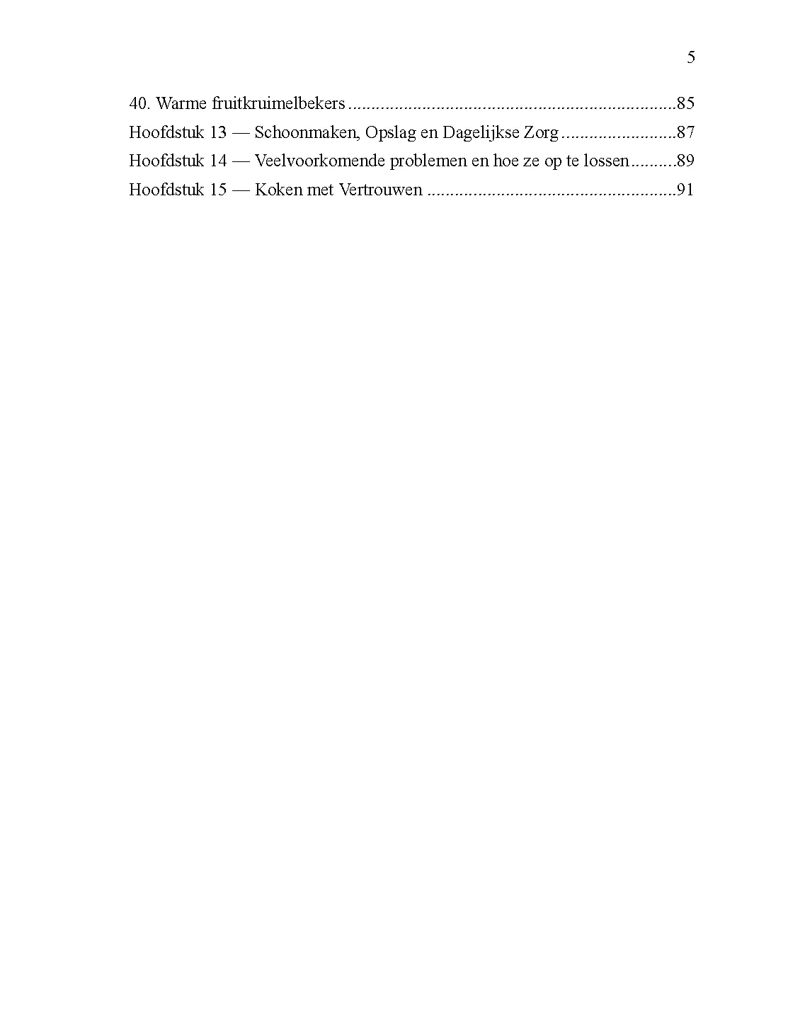 Voorbeeld pagina