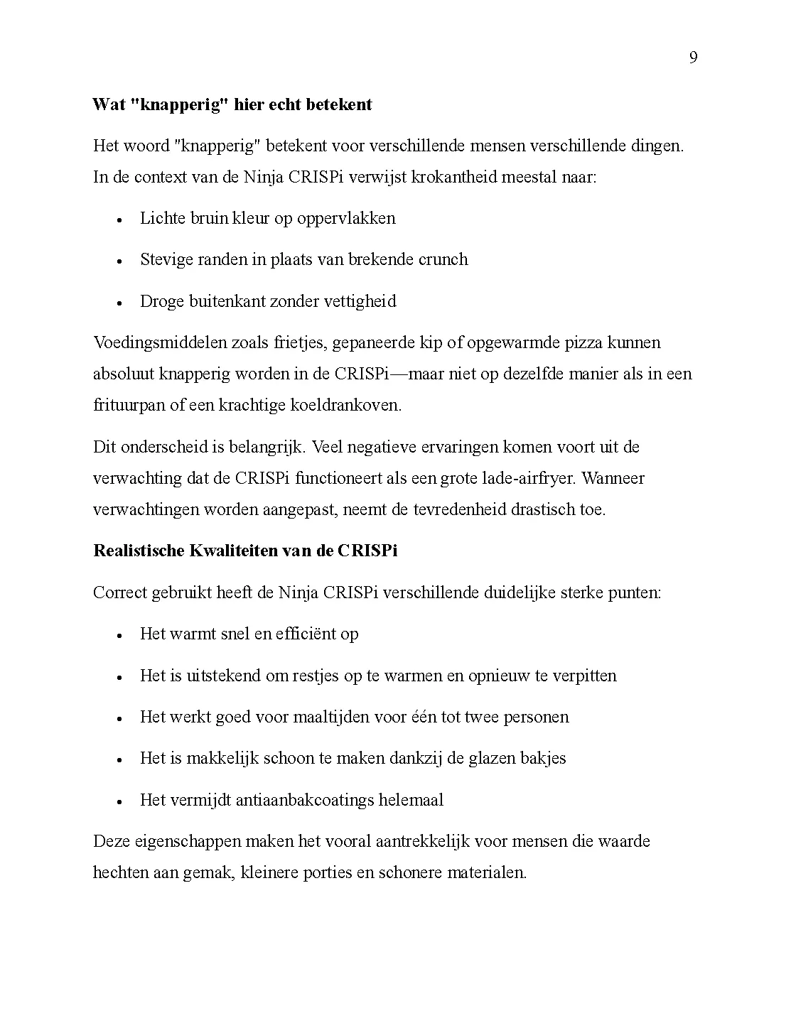 Voorbeeld pagina