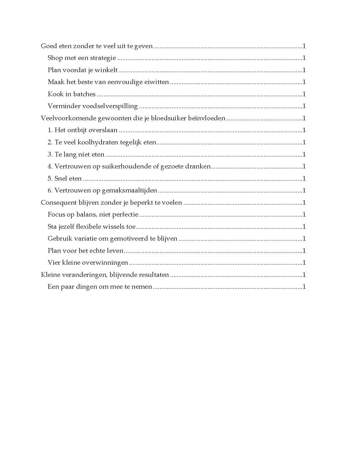 Voorbeeld pagina