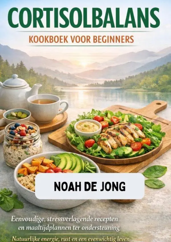 Cover van CORTISOLBALANS KOOKBOEK VOOR BEGINNERS