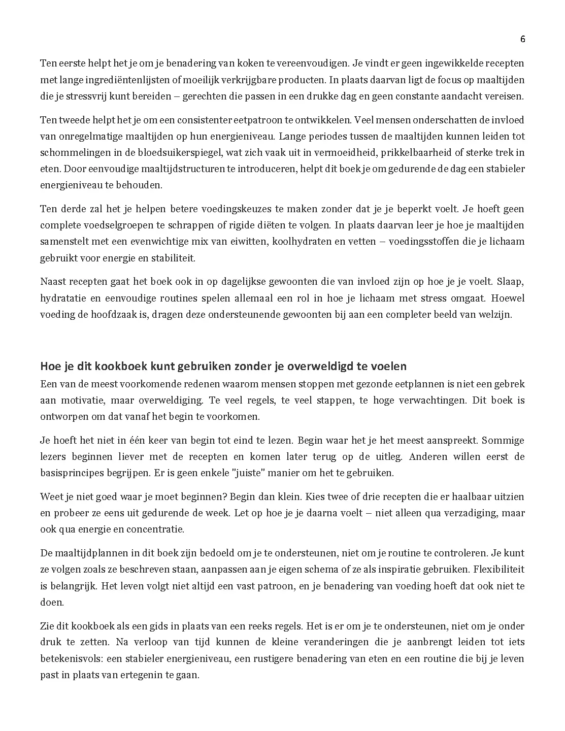 Voorbeeld pagina
