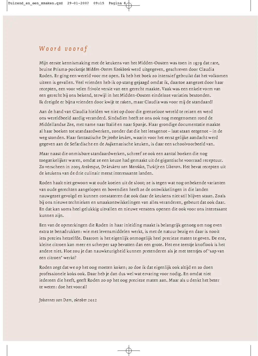 Voorbeeld pagina