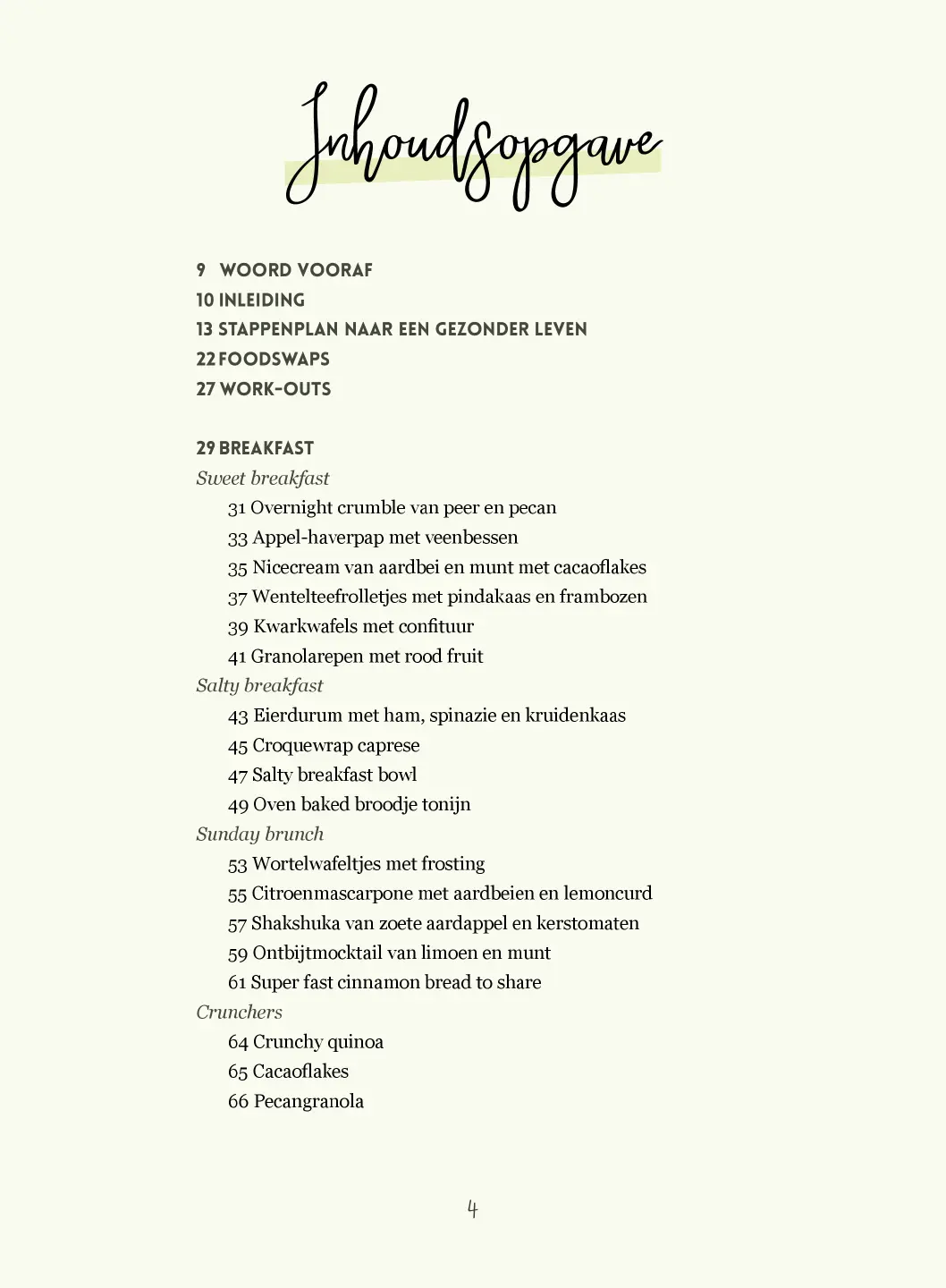 Voorbeeld pagina