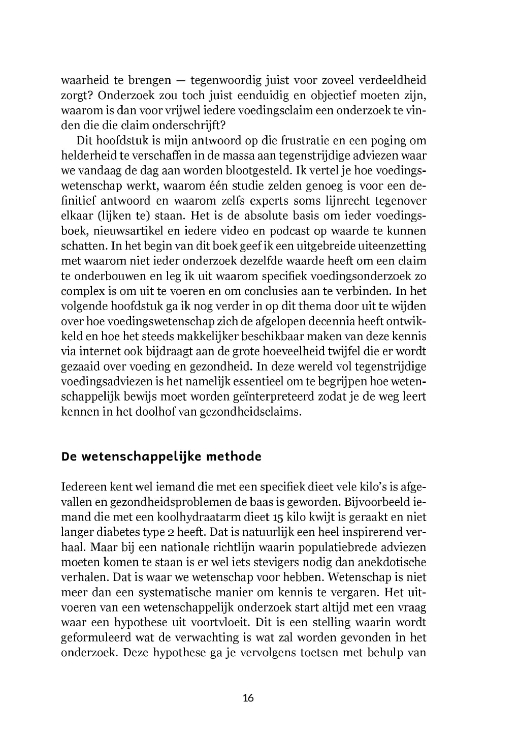 Voorbeeld pagina