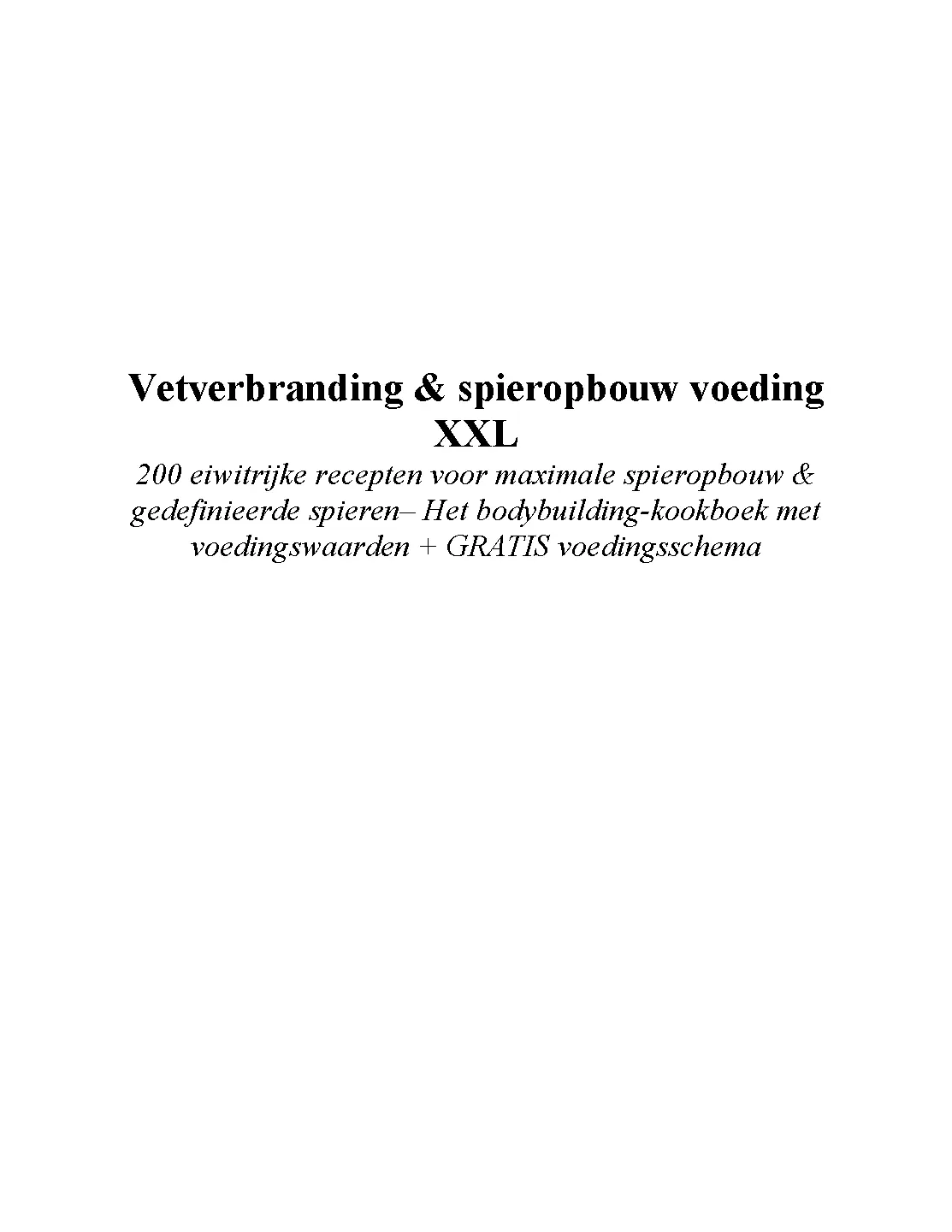Voorbeeld pagina