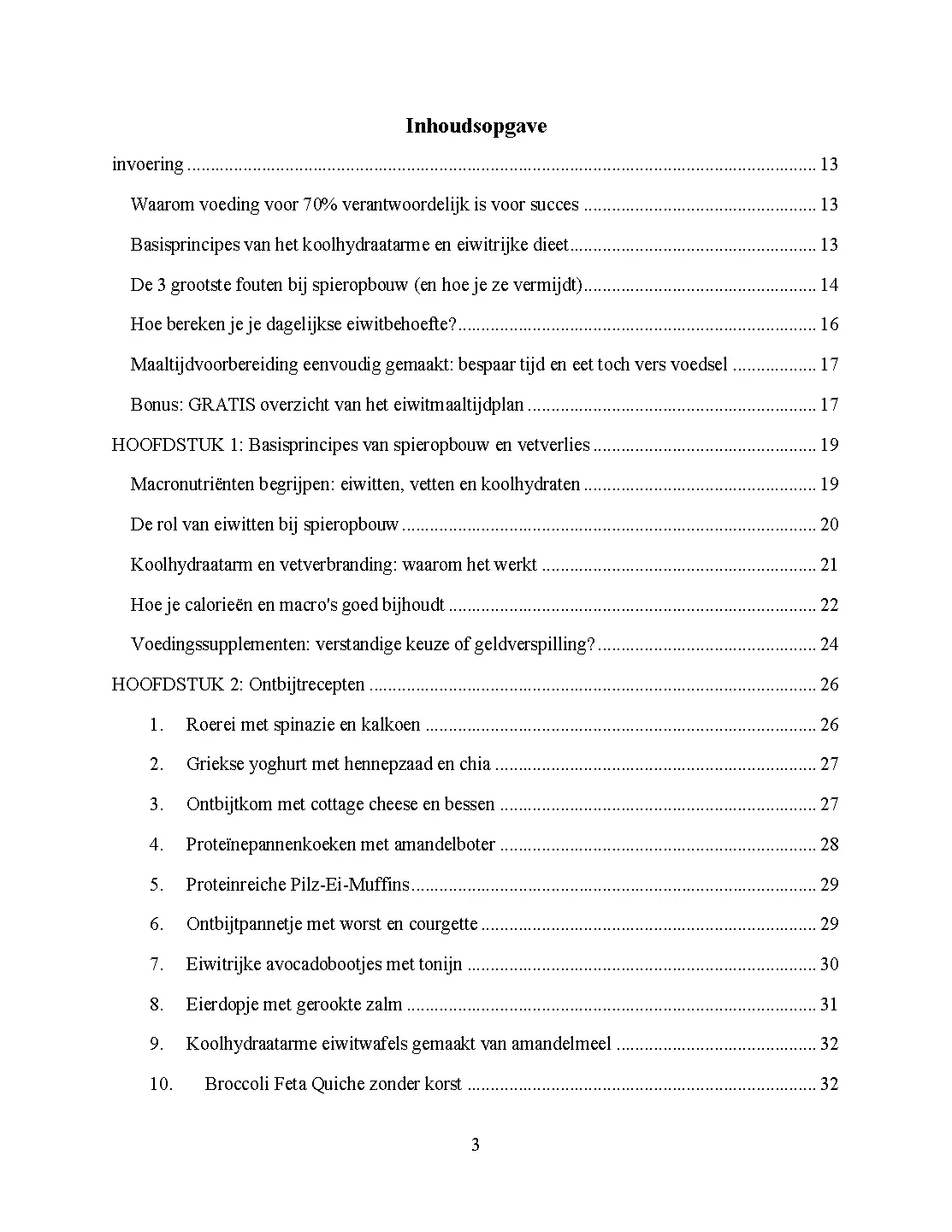 Voorbeeld pagina