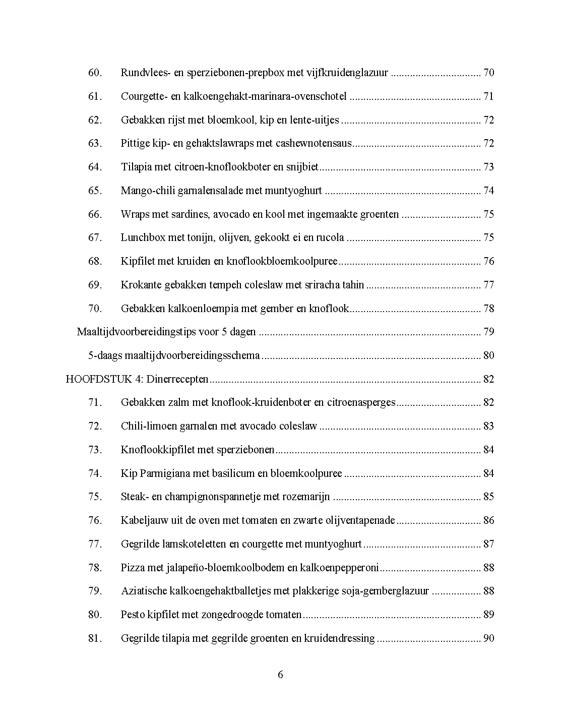 Voorbeeld pagina