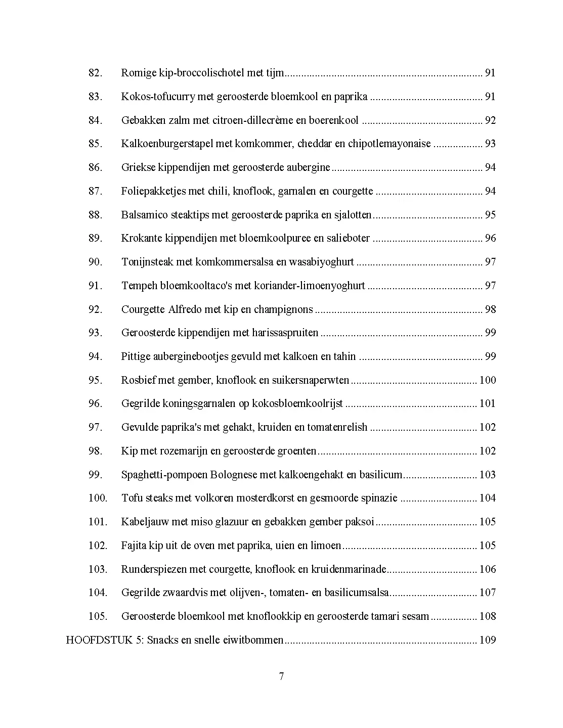 Voorbeeld pagina