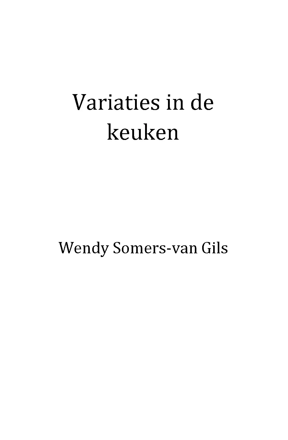 Voorbeeld pagina