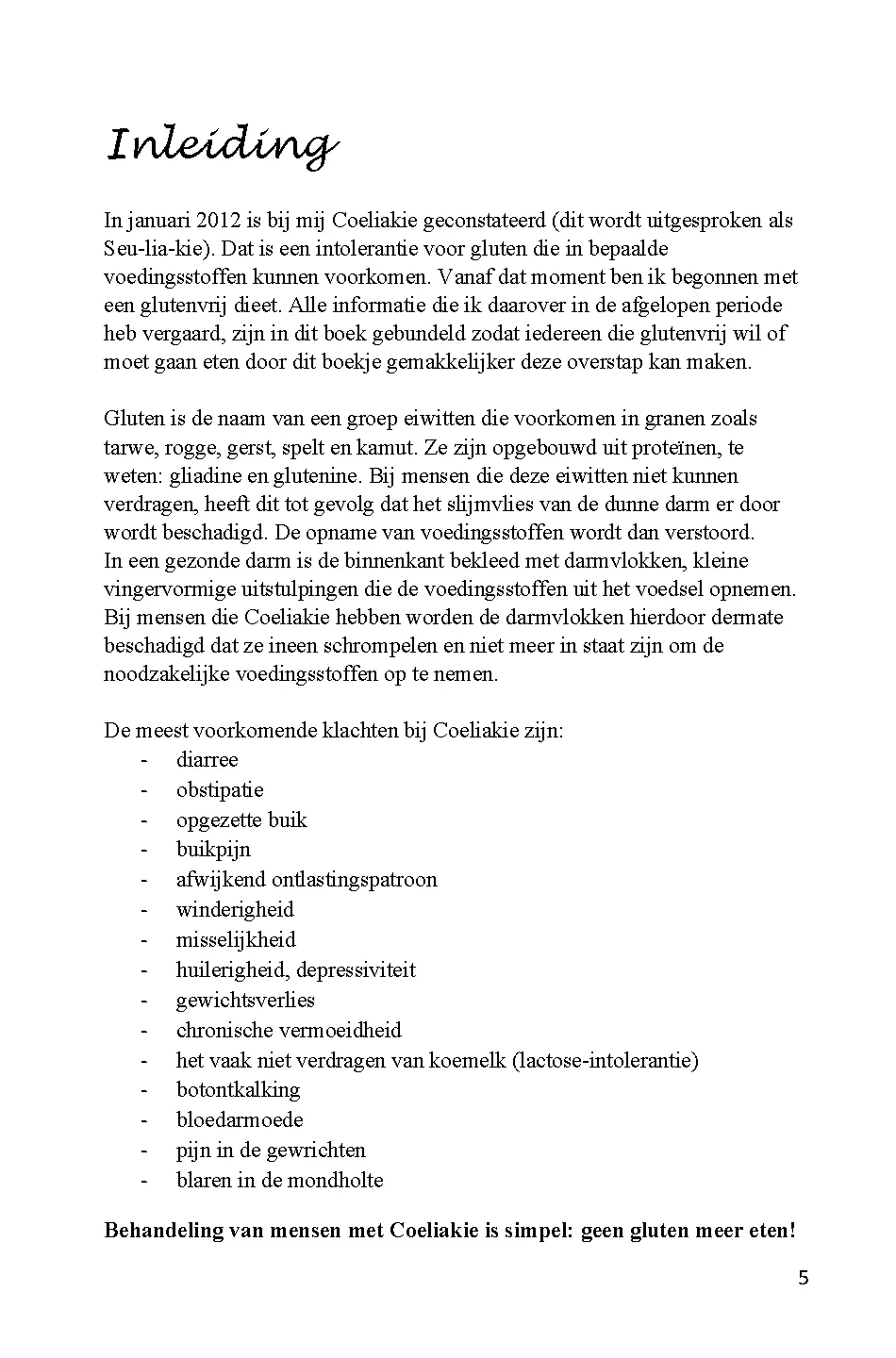 Voorbeeld pagina