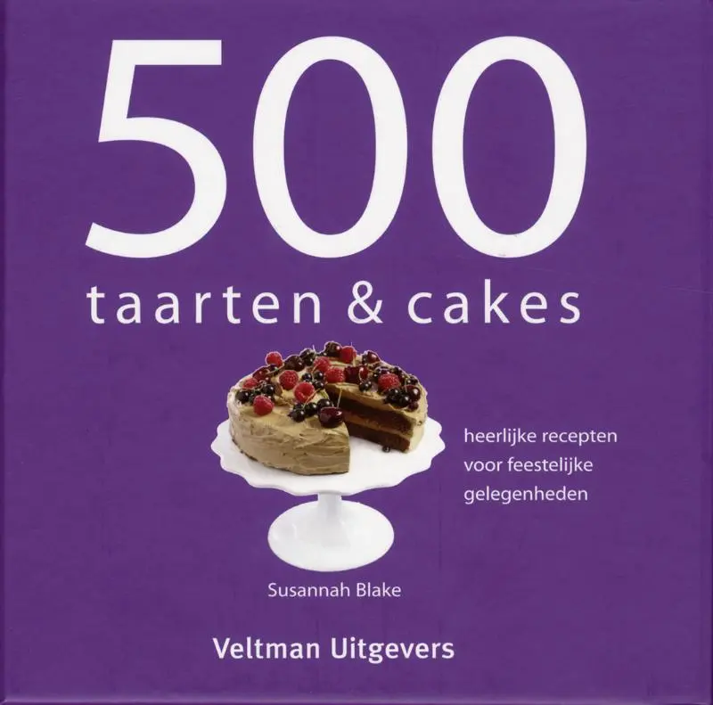 Cover van 500 taarten & cakes