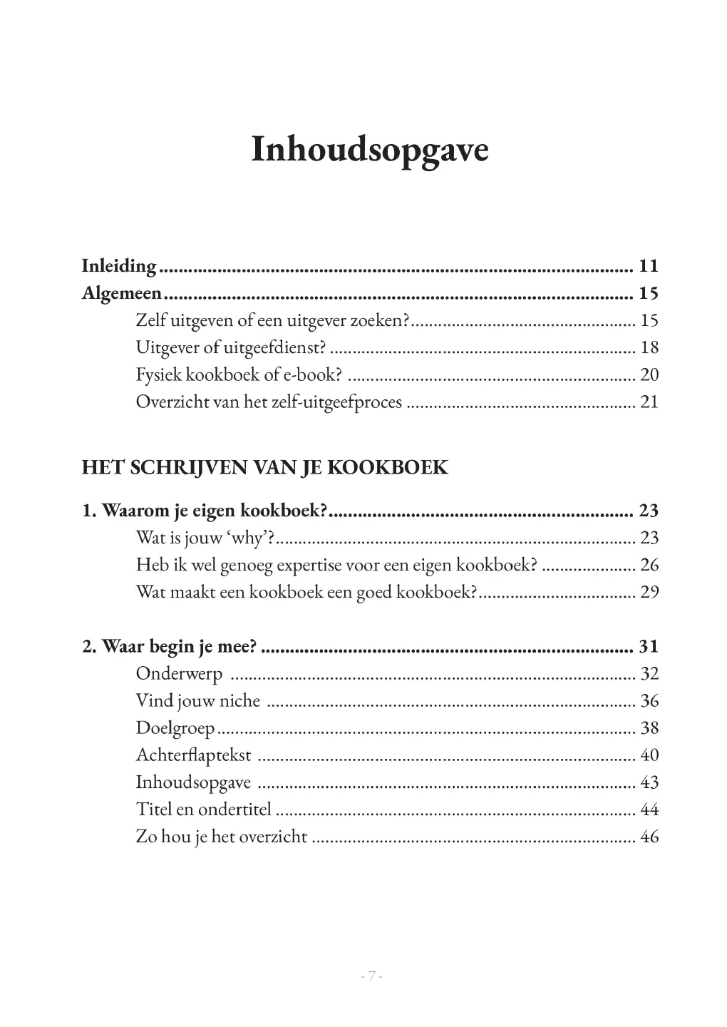 Voorbeeld pagina