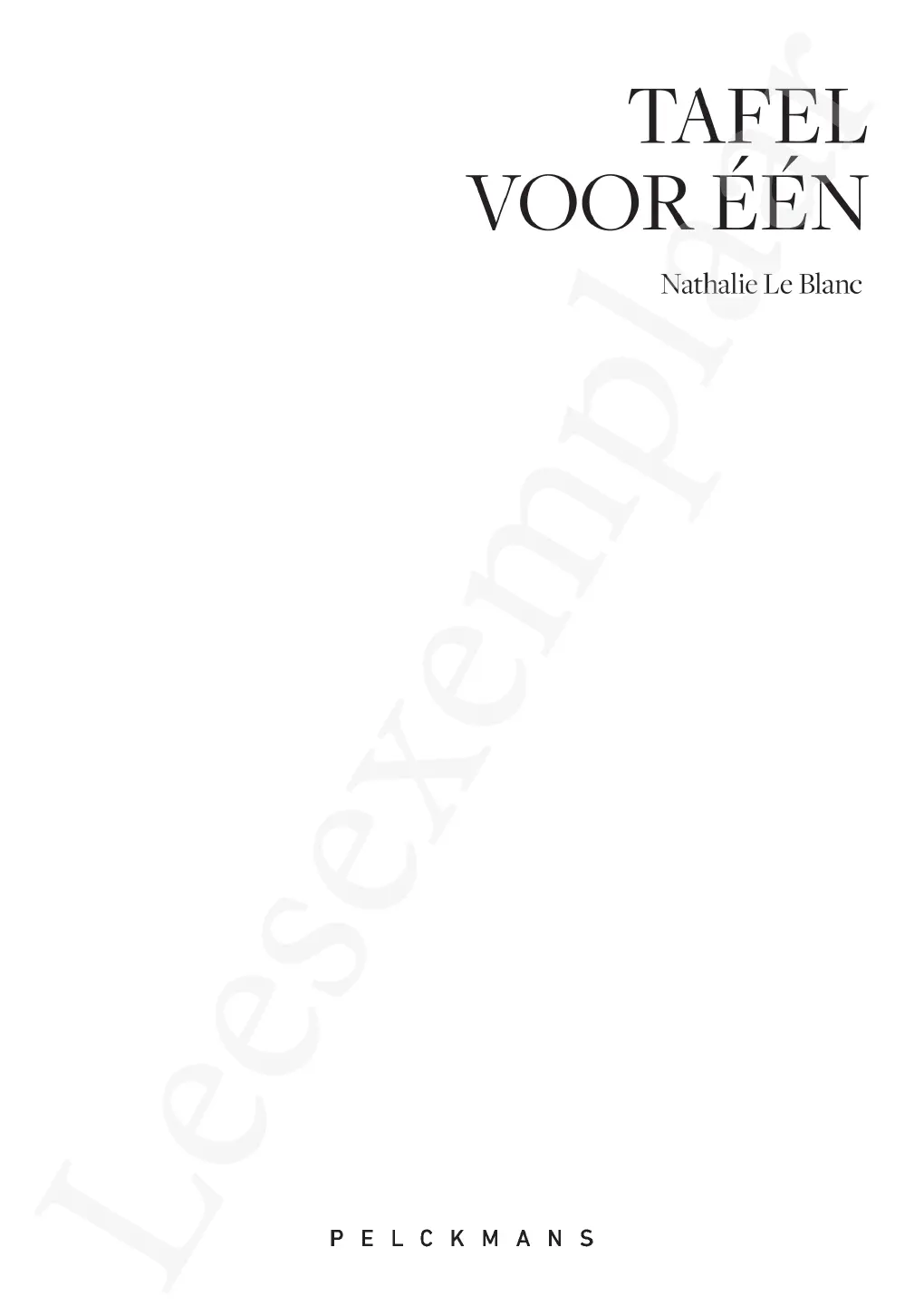 Voorbeeld pagina