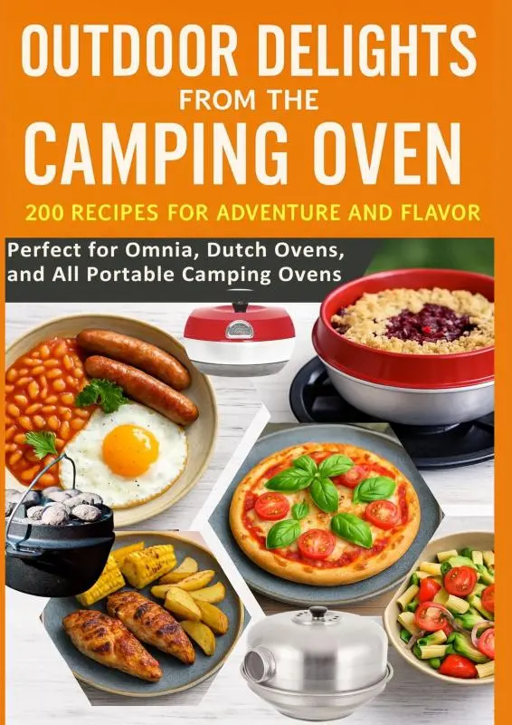 Cover van Outdoor Delights from the Camping Oven – 200 Recipes for Adventure and Flavor Perfect for Omnia, Dutch Ovens, and All Portable Camping Ovens