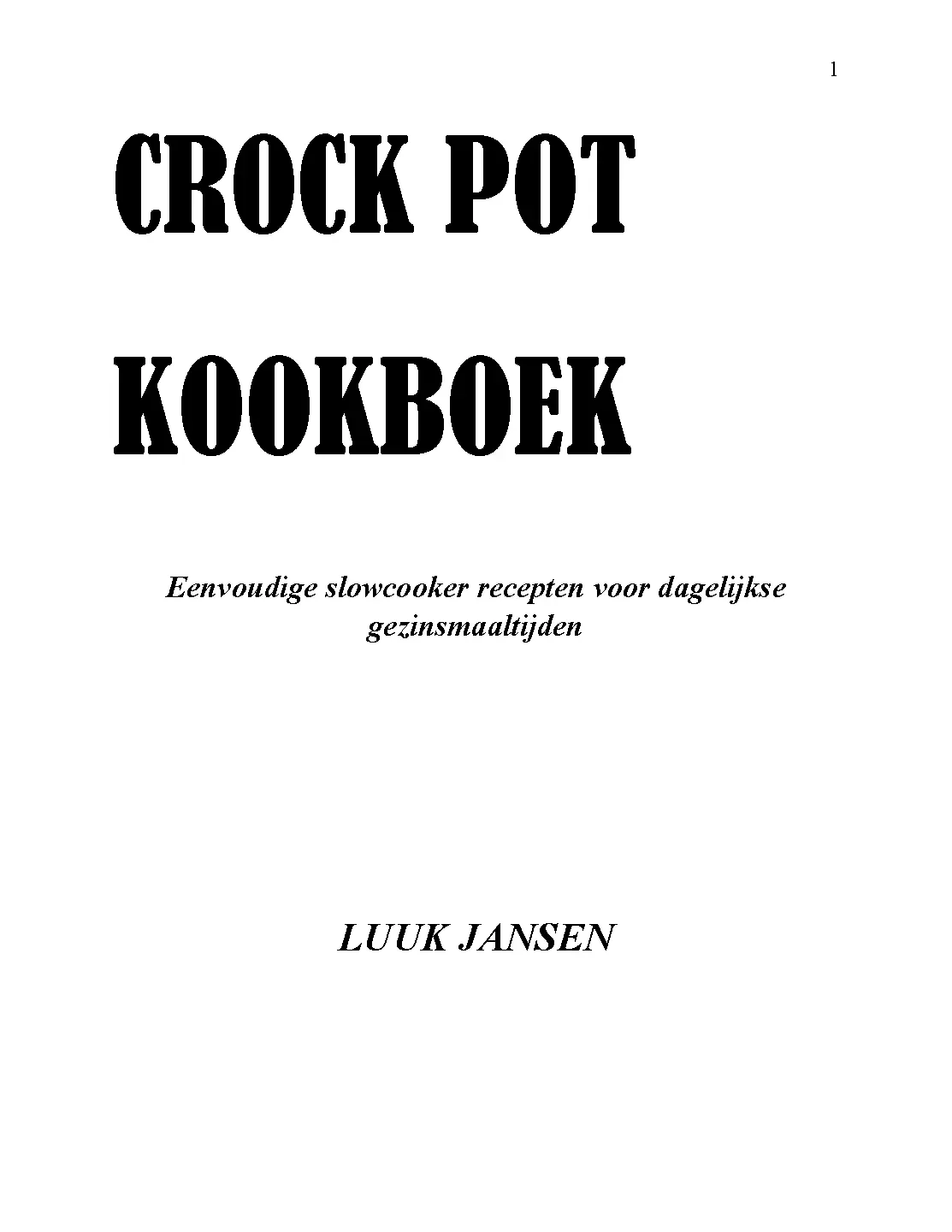 Voorbeeld pagina