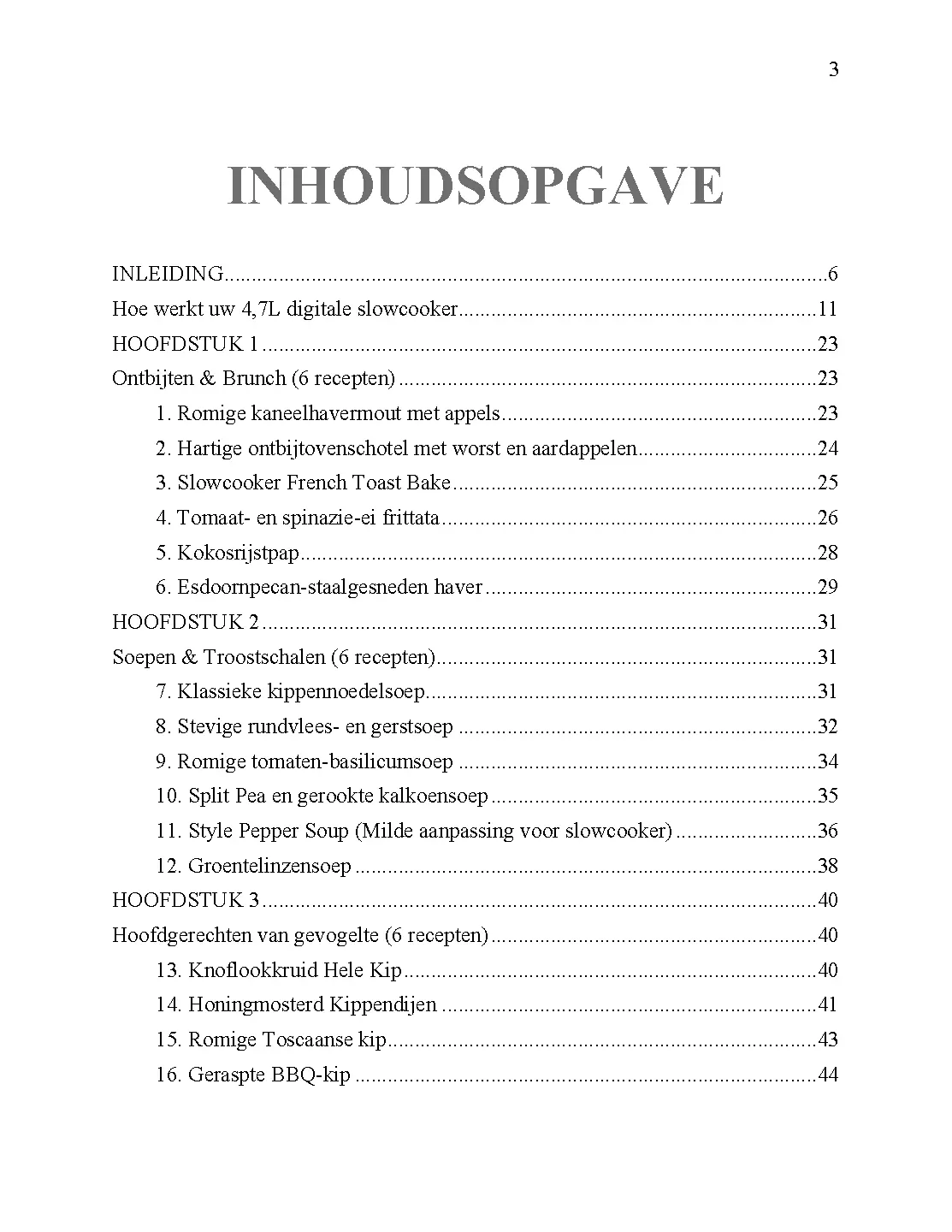 Voorbeeld pagina