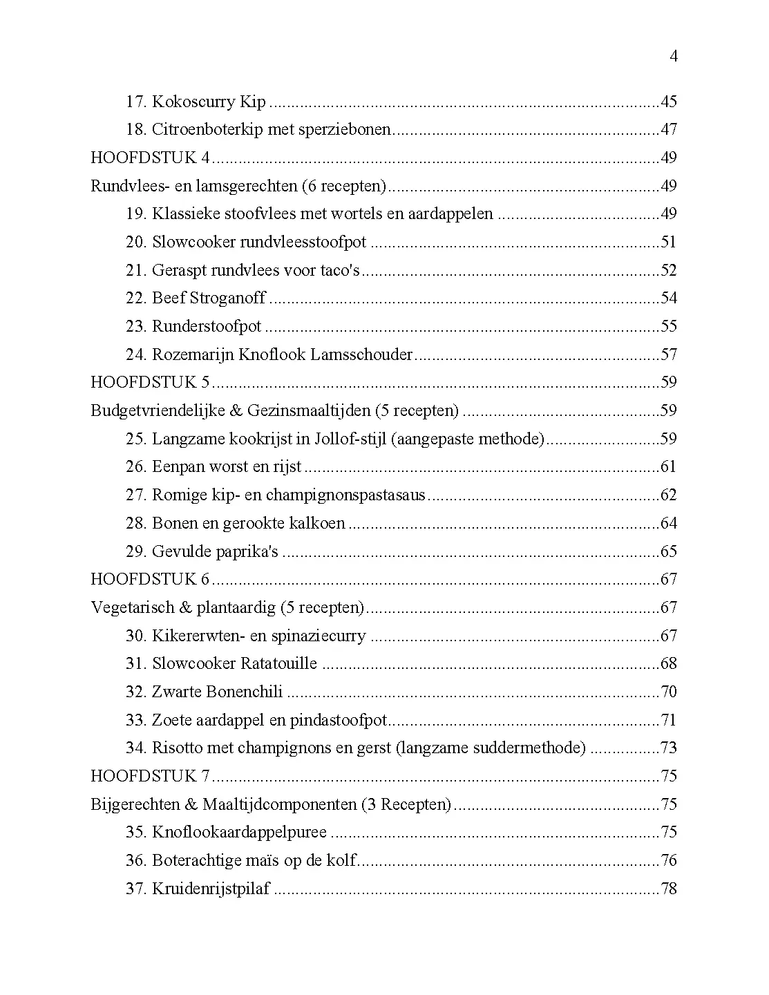 Voorbeeld pagina