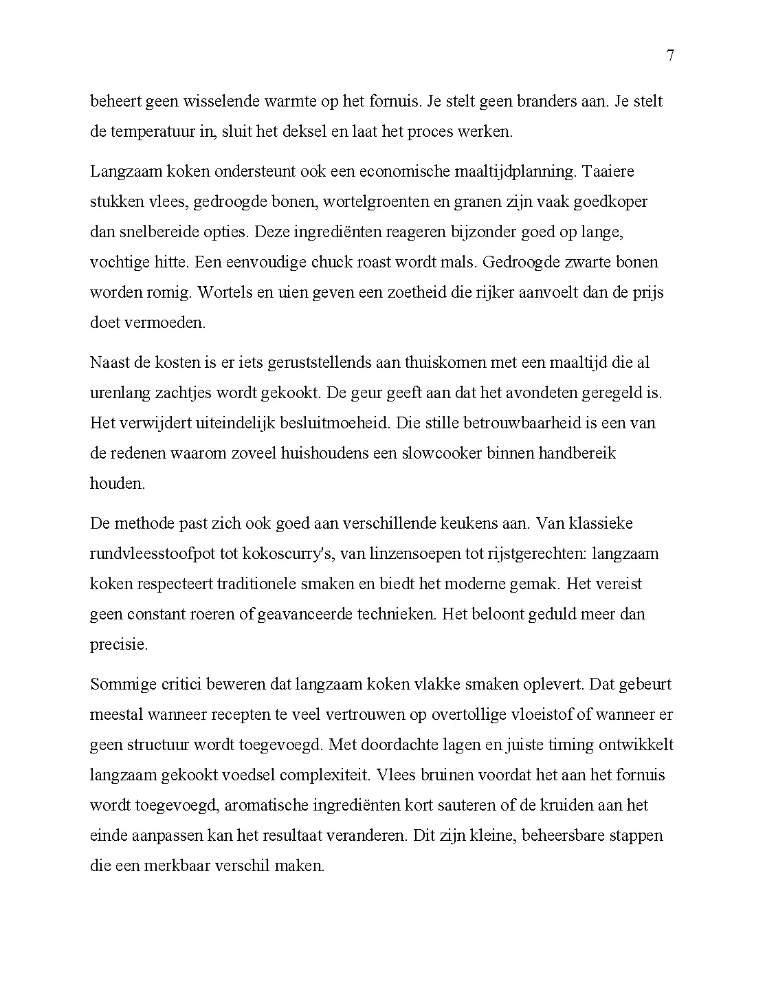 Voorbeeld pagina
