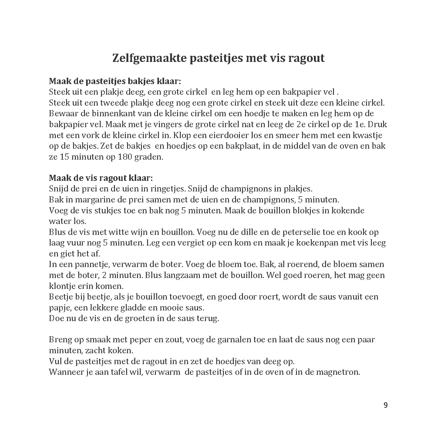 Voorbeeld pagina