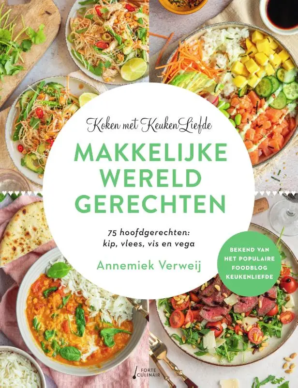 Cover van Koken met KeukenLiefde Makkelijke Wereldgerechten