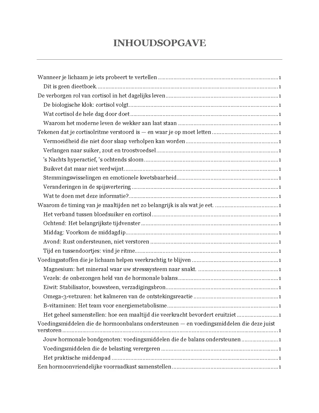 Voorbeeld pagina