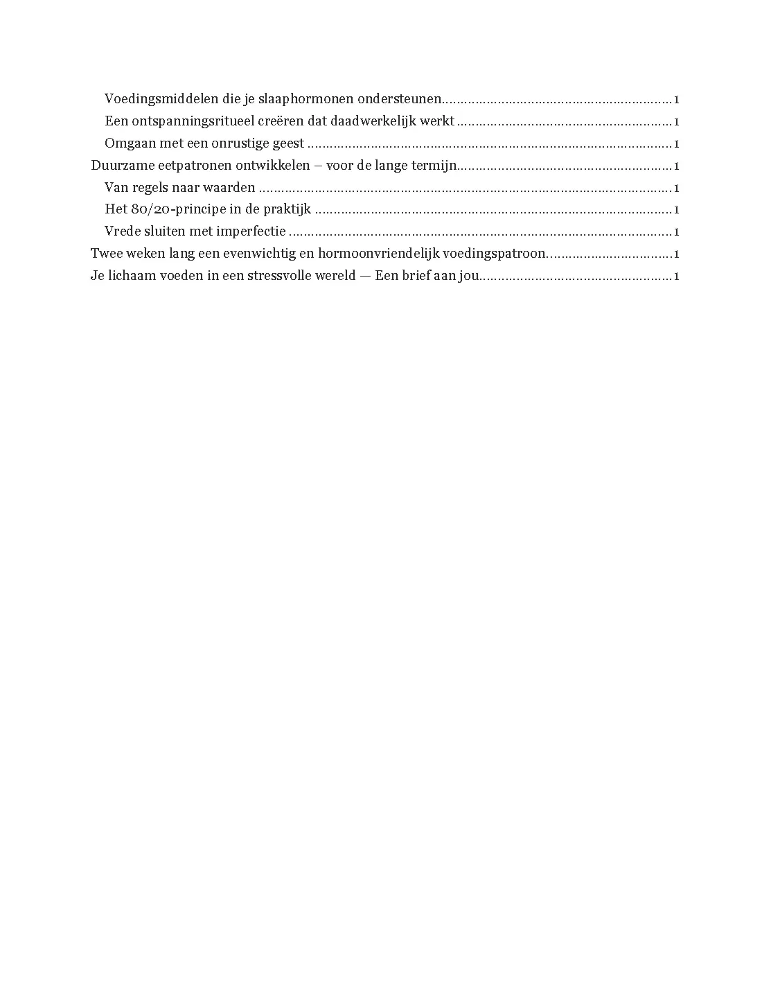 Voorbeeld pagina